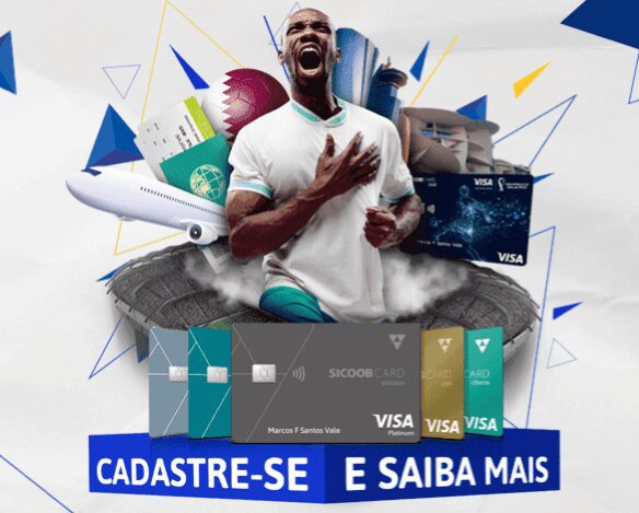 Promoção Sicoob Visa Você no Catar - Sorteio de 10 viagens para a copa do mundo 2022