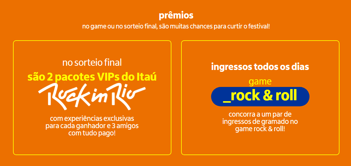 Promoção Itaú Rock In Rio 2022 - Viagem e Ingressos para você e mais 3 amigos