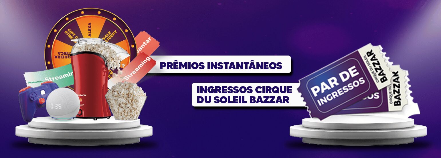 Promoção Santa Carolina 2022 Um Espetáculo de Vinho - Ingressos para Cirque Du Soleil Bazzar