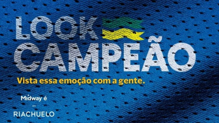 Promoção Riachuelo Look Campeão Copa do Mundo 2022