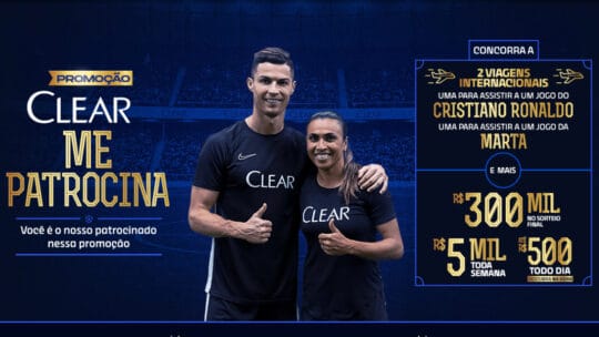 Promoção Clear me Patrocina 2022 - Prêmios de até 300 mil