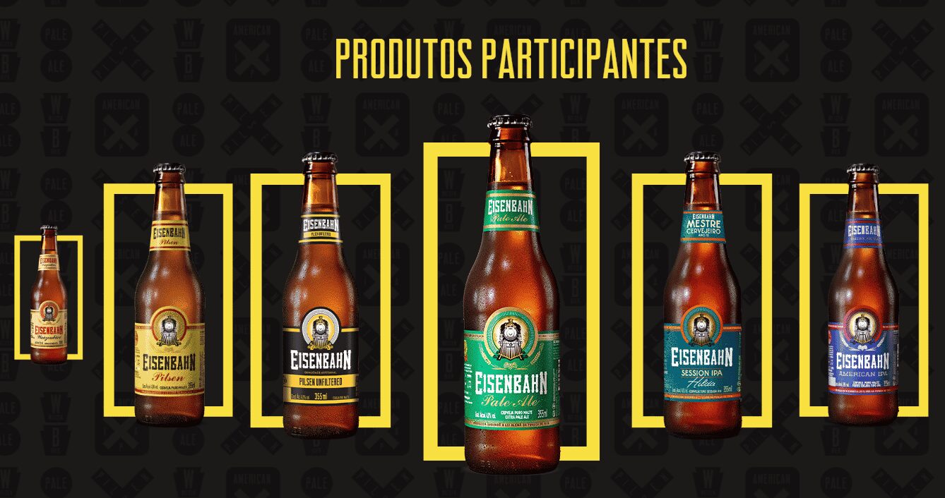 Produtos participantes da promoção Eisenbahn 