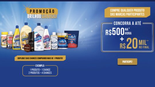 Promoção Brilhou Ganhou Poliflor, Finish e Destac