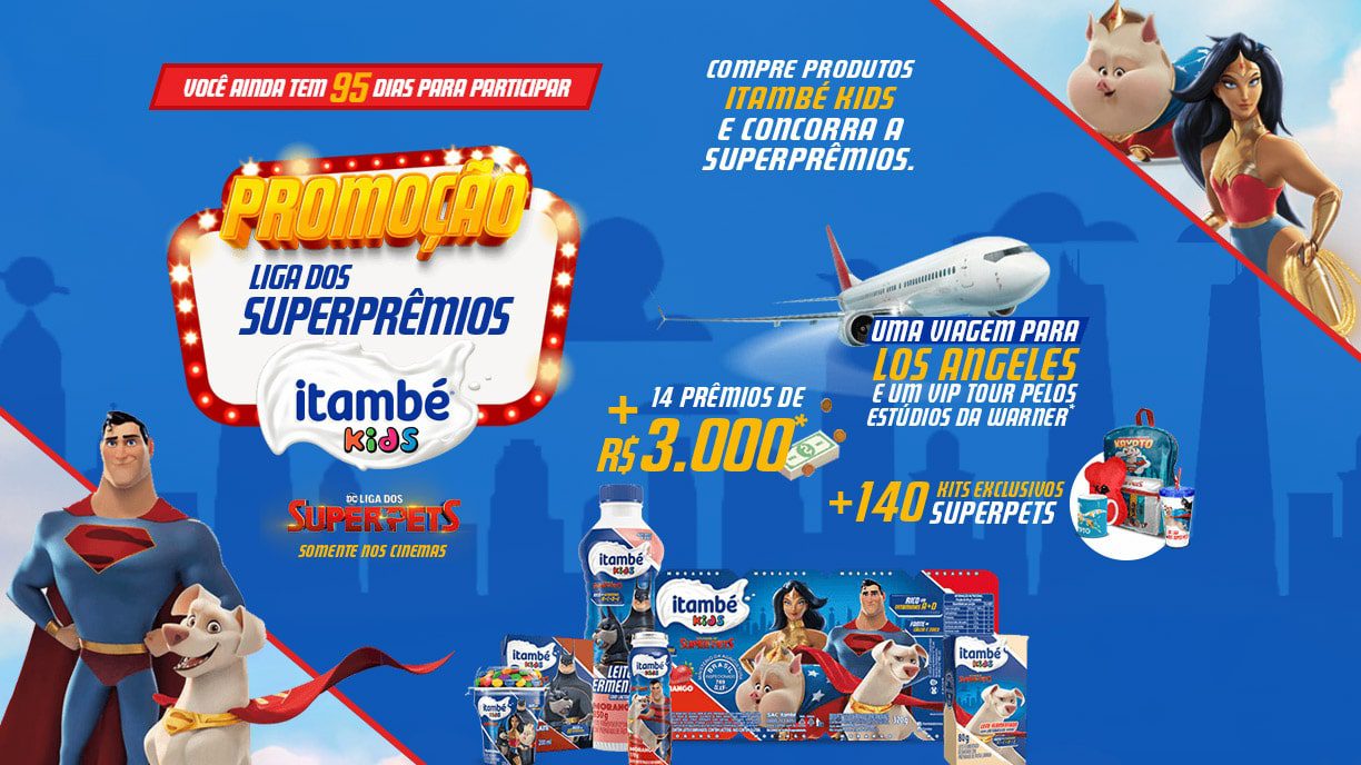 Promoção Itambé Kids Liga dos Super Prêmios
