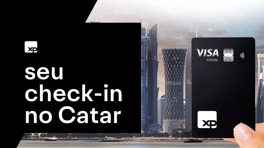 Promoção XP Visa 2022 Seu check-in no Catar