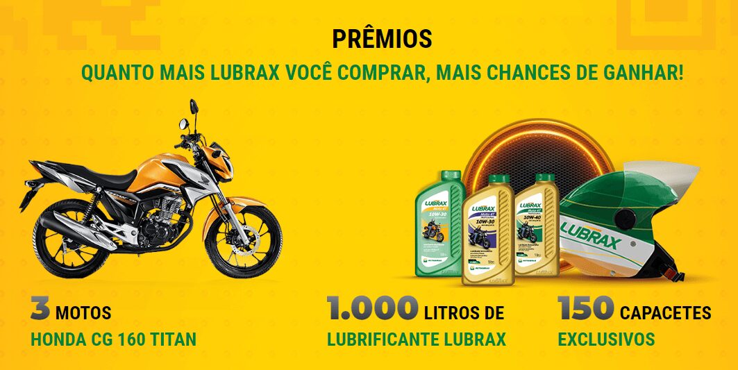 Prêmios da promoção lubrax 2022