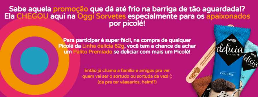 Promoção Oggi 2022 Palito Premiado