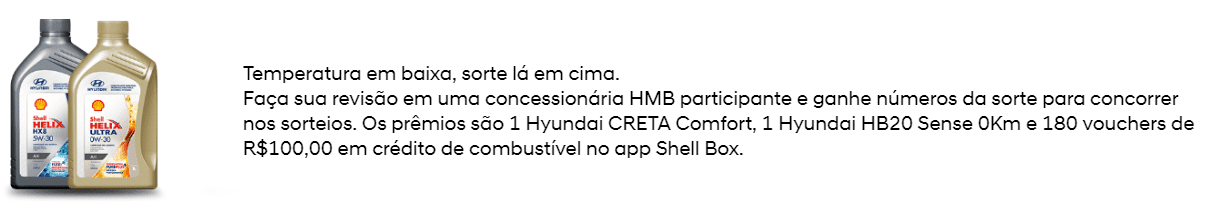 Promoção Inverno da Sorte Hyundai