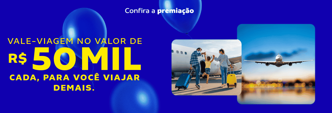 3 Prêmios de 50 mil para você viajar com a CVC