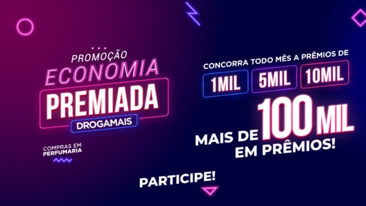 Promção Drogamais Economia Premiada
