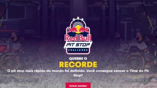 Promoção Red Bull Pit Stop Challenge - Acesso aos bastidores do GP do Brasil