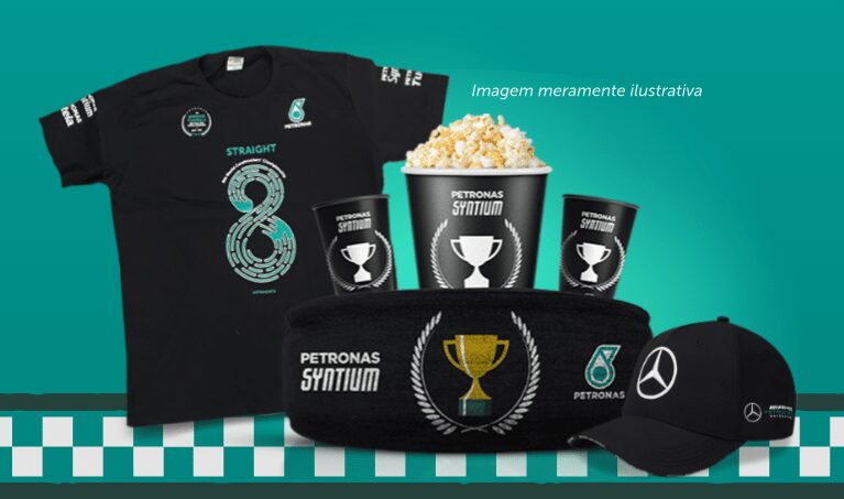 Promoção Petronas Mercedes Torcida Fórmula 1