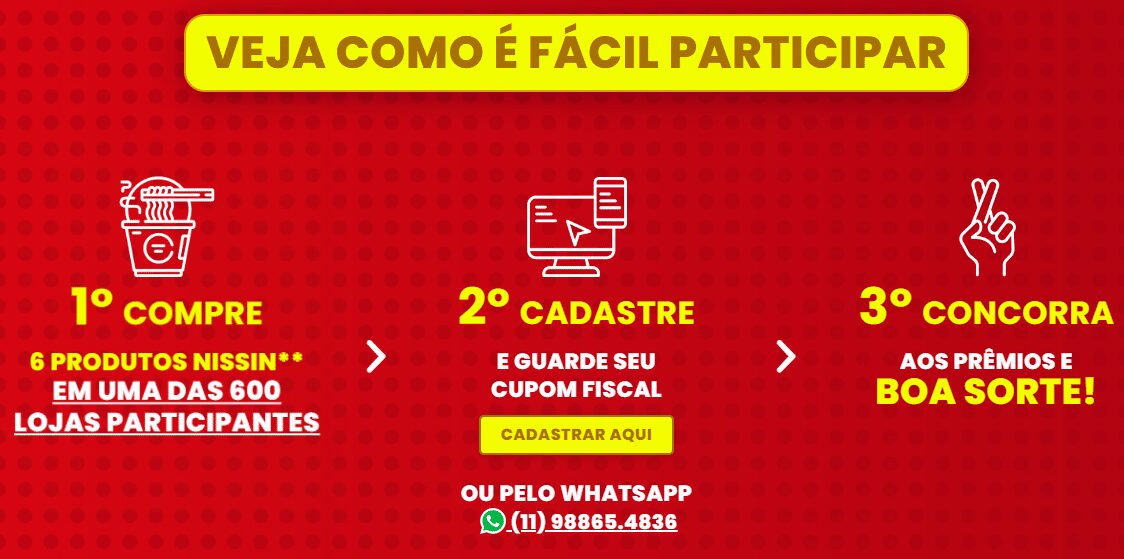 Promoção Seu Nissin Vira Prêmio