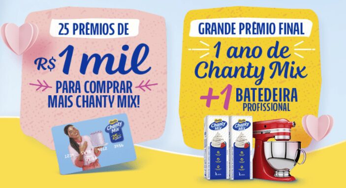 Promoção Chanty Mix 2022 Sua História Conta a Minha