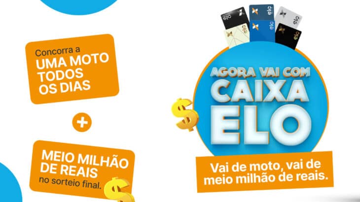 Promoção dos Cartões CAIXA Elo dá uma moto por dia e um prêmio final de R$  500 mil - Passageiro de Primeira