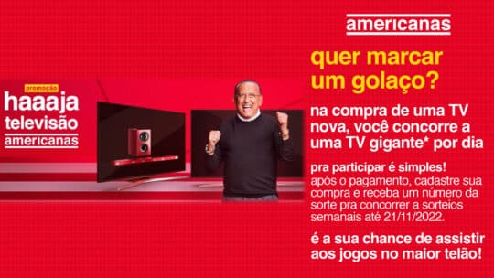 Promoção Americanas Haja Televisão