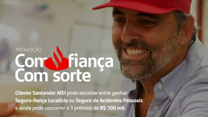 Promoção Conta Santander Mei Confiança com Sorte