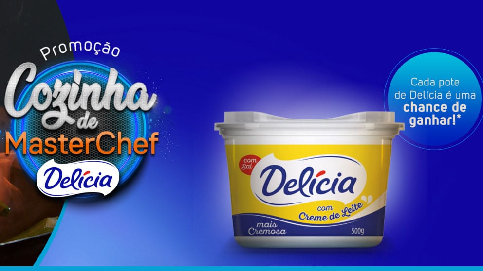 Promoção Margarina Delícia Master Chef