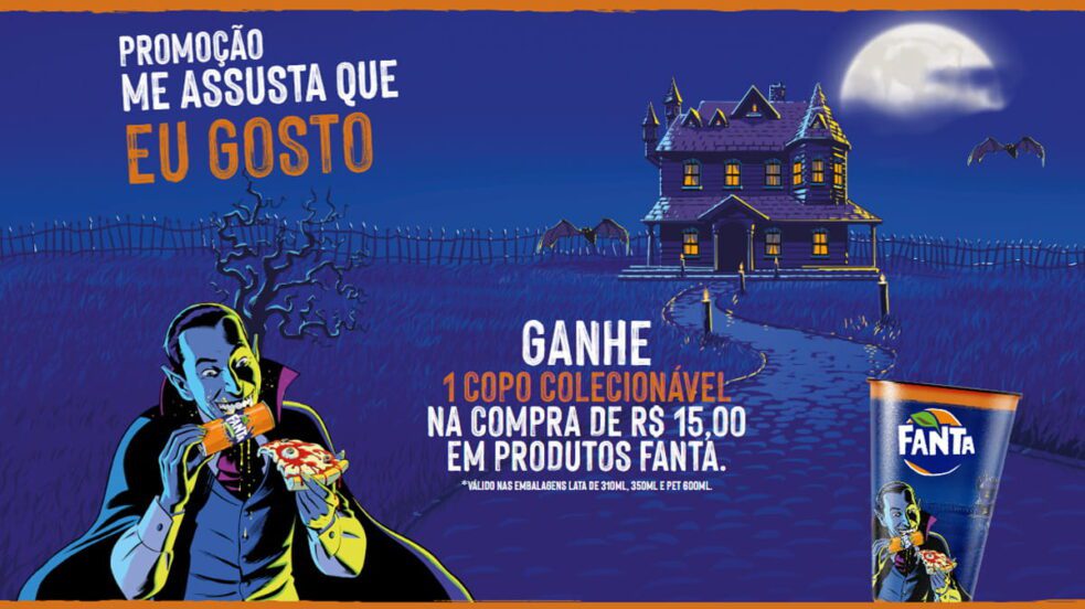 Promoção Fanta Halloween 2022: Copos Colecionáveis