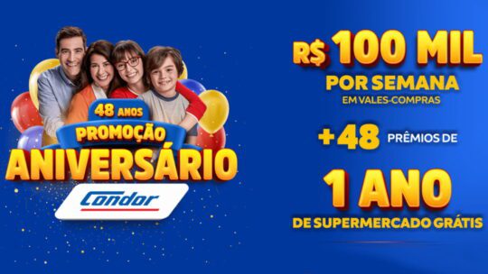 Promoção Aniversário Condor 2022