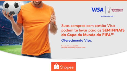 Promoção Shopee Visa 2002 Copa do Mundo Qatar