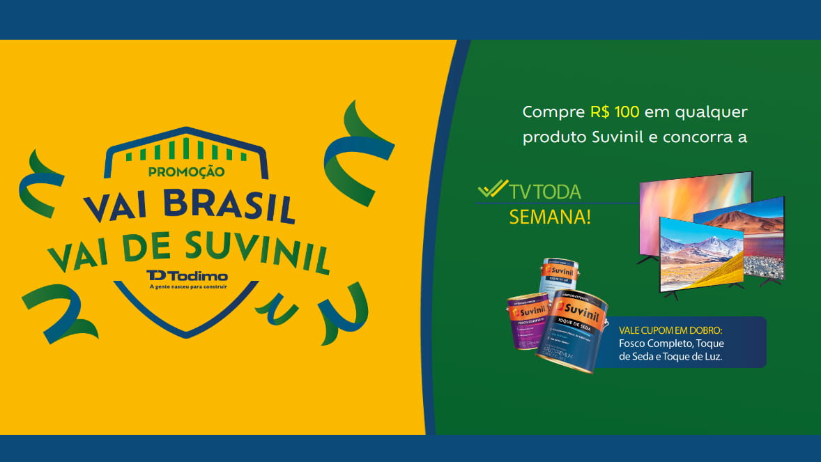 Promoção Todimo Vai Brasil Vai de Suvinil