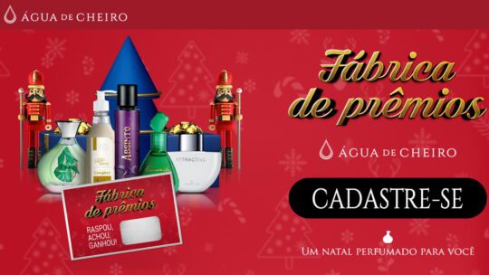 Promoção Água de Cheiro Fábrica de Prêmios