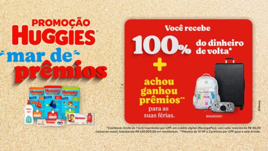 Promoção Huggies Mar de Prêmios