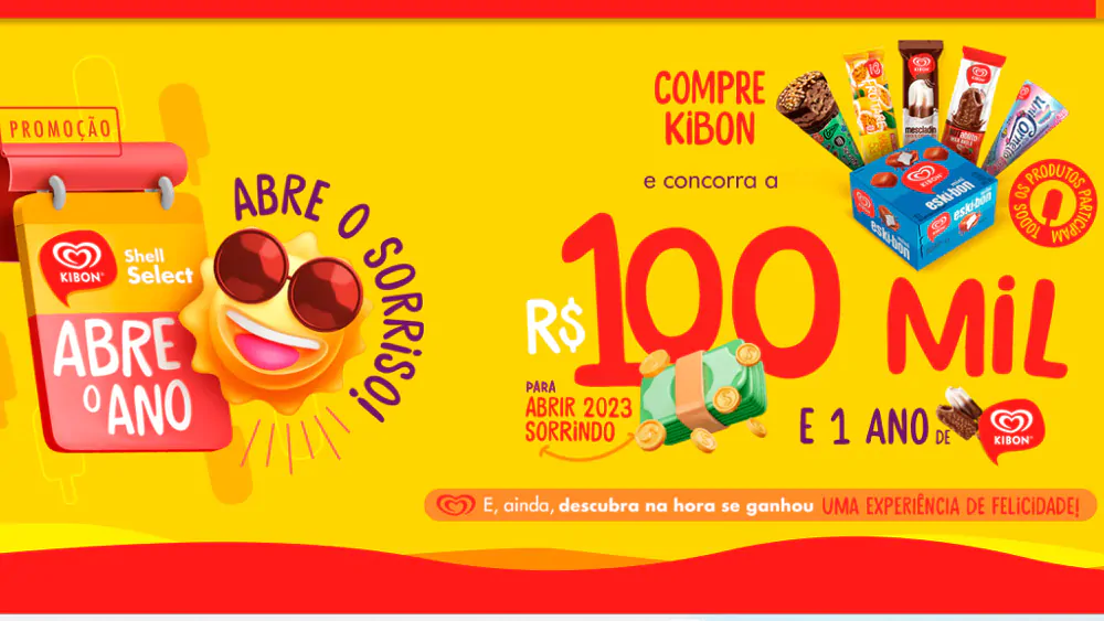 Promoção Kibon Shell Select