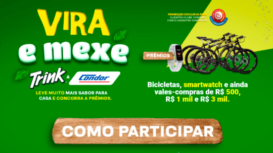 Promoção Condor e Trink 2023