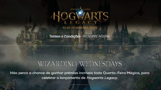 Promoção Warner Wizarding Wednesdays 2023