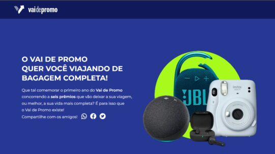 Promoção Vai de Promo Bagagem Completa: Ganhe Prêmios Incríveis!