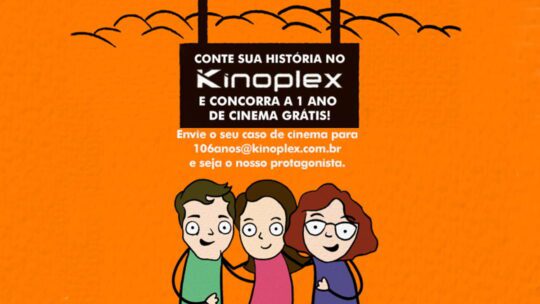 Promoção Aniversário Kinoplex: Um ano de cinema grátis. Saiba como participar