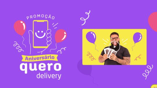 Participe da Promoção Aniversário Quero Delivery 2023 e concorra a 4 iPhone 11