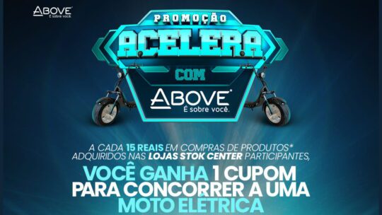 Prmoção Acelera com Above 2023: Participe e concorra a motos elétricas!