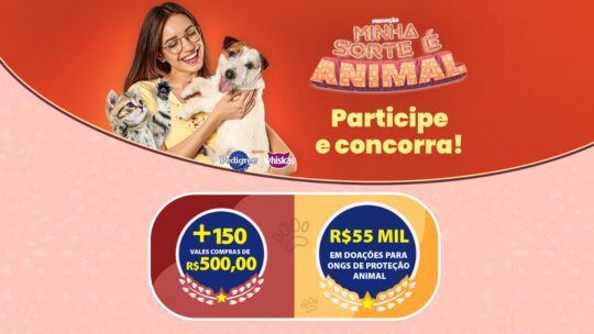 promocao cobrava minha sorte e animal