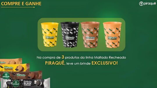 Promoção Piraquê Compre e Ganhe: Ganhe copos exclusivos!