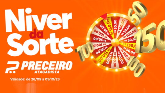 Promoção Preceiro Atacadista 2023 Niver da Sorte