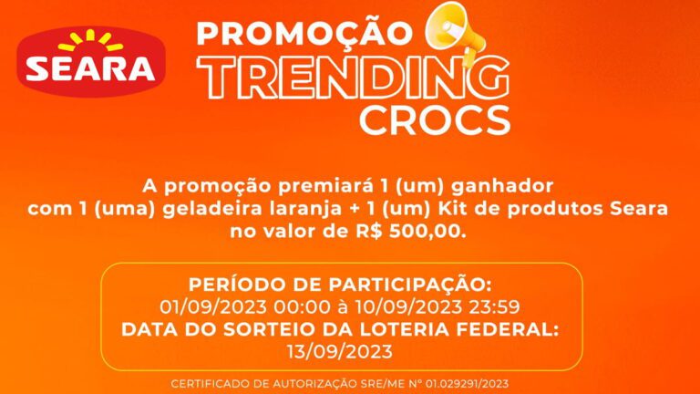 promocao-seara-trending-crocs