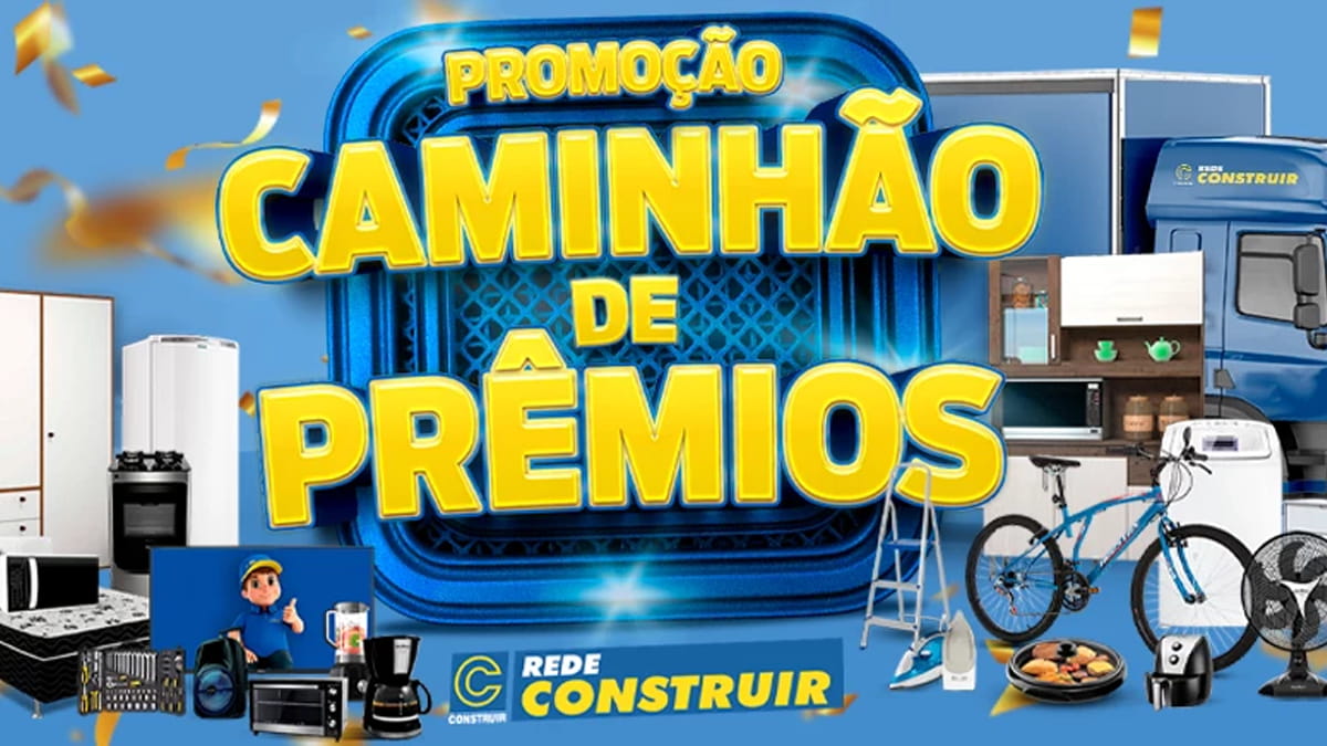 Promoção Rede Construir Caminhão de Prêmios (R$ 35 mil)