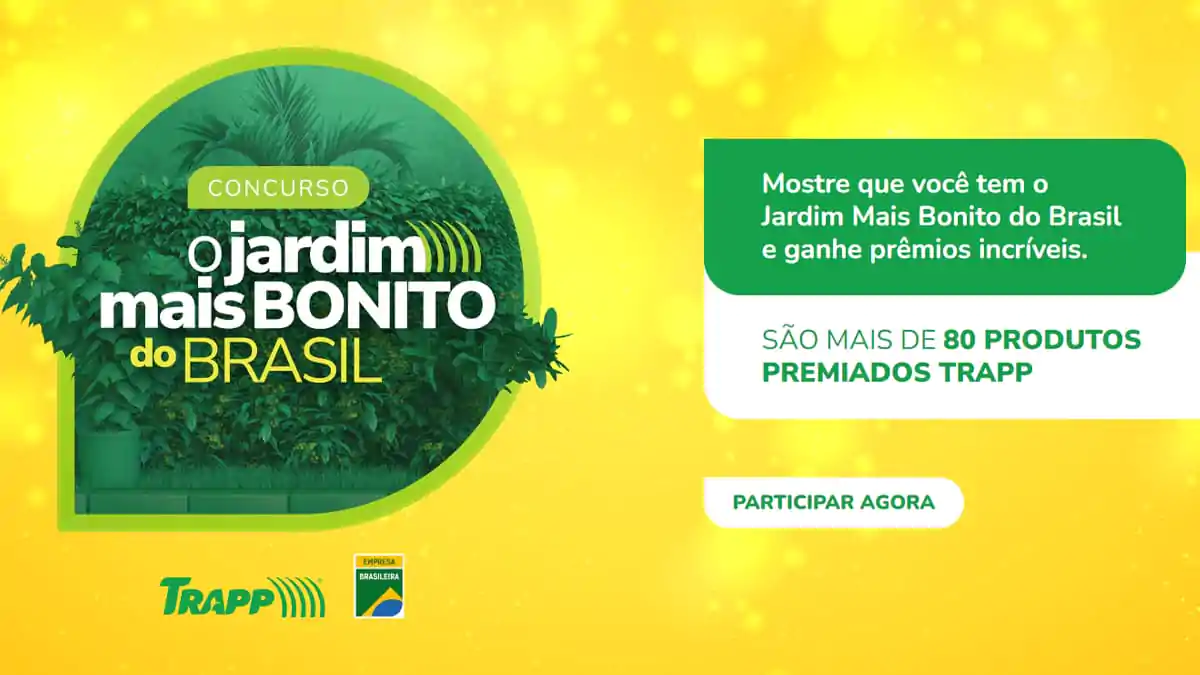 Concurso Trapp: O Meu Jardim é o Mais Bonito do Brasil 2023
