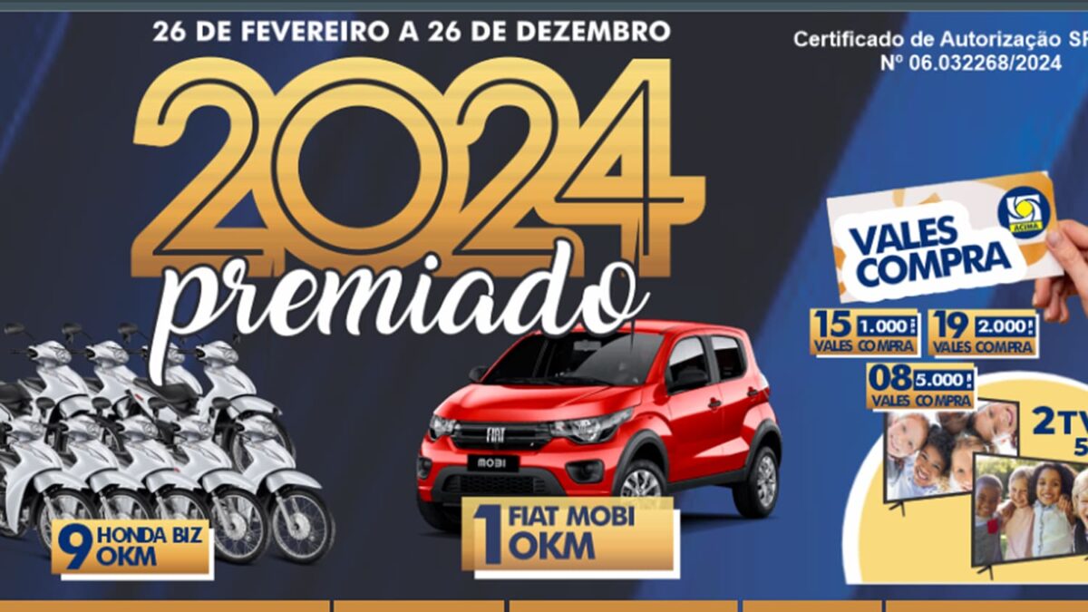 promoção Acima 2024 Premiado