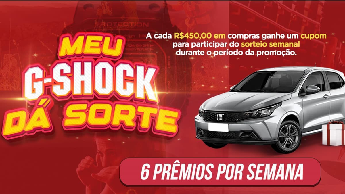 Promoção Casio 2024 Meu G-Shock Dá Sorte
