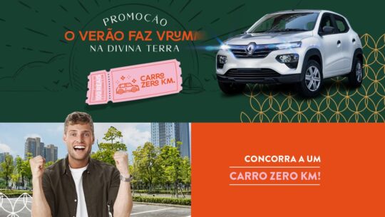 Promoção Verão Faz Vrum Divina Terra: Concorra a um Carro Zero!