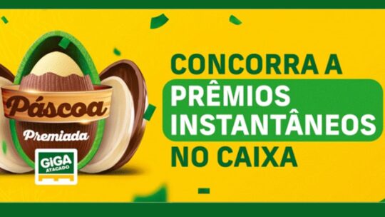 promoção páscoa premiada giga atacado