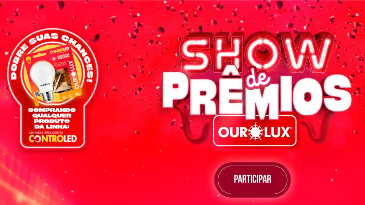 Promoção Show de Prêmios Ourolux 2024