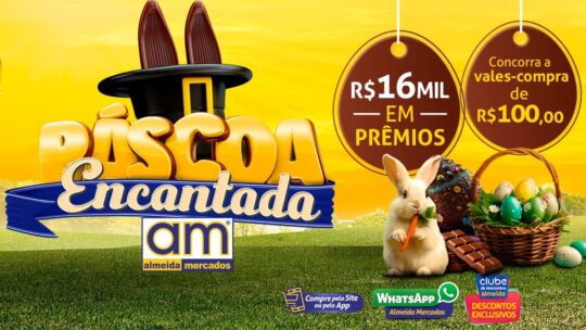 Promoção Páscoa Encantada 2024 Almeida Mercados