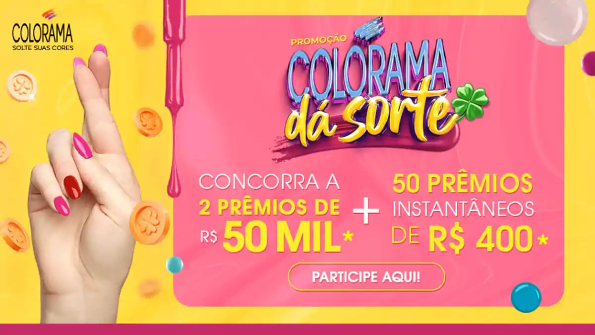 Promoção Colorama Dá Sorte 2024