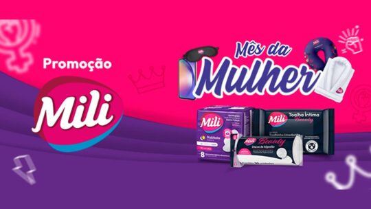 promoção mili 2024 mes da mulher