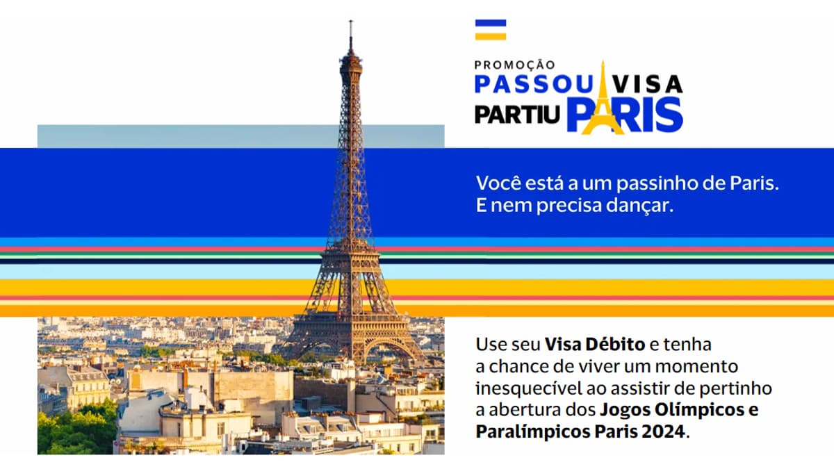 Promoção Visa 2024 Partiu Paris